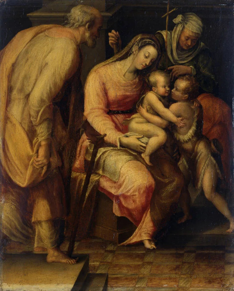 La Sainte Famille - Lavinia Fontana image 1 tableau peint à l’huile sur toile