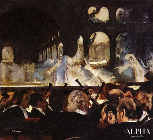 La scène de ballet de l'opéra "Robert le Diable" de Meyerbeer - Edgar Degas - Reproductions de tableaux et peintures haut de gamme