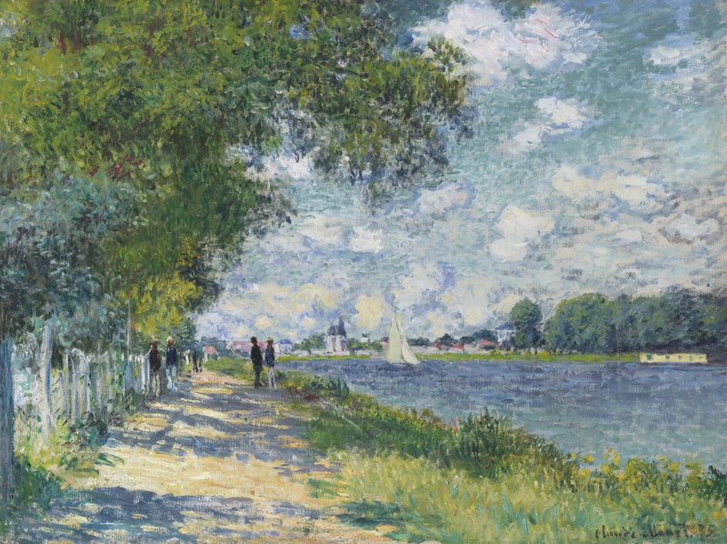 הסיין ב-Argenteuil W373 - קלוד מונה