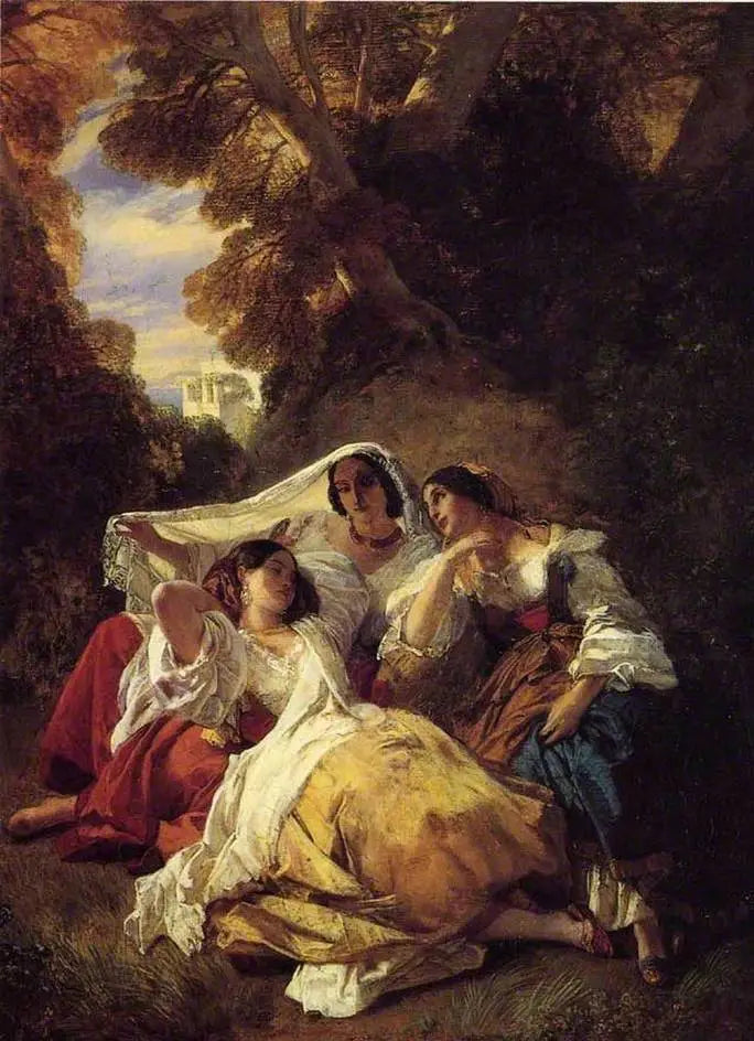 La sieste - Franz Xaver Winterhalter - Alpha Reproduction