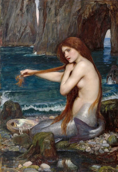 Reproduction du tableau « La Sirène - John William Waterhouse » par Alpha Reproduction en peinture à l’huile