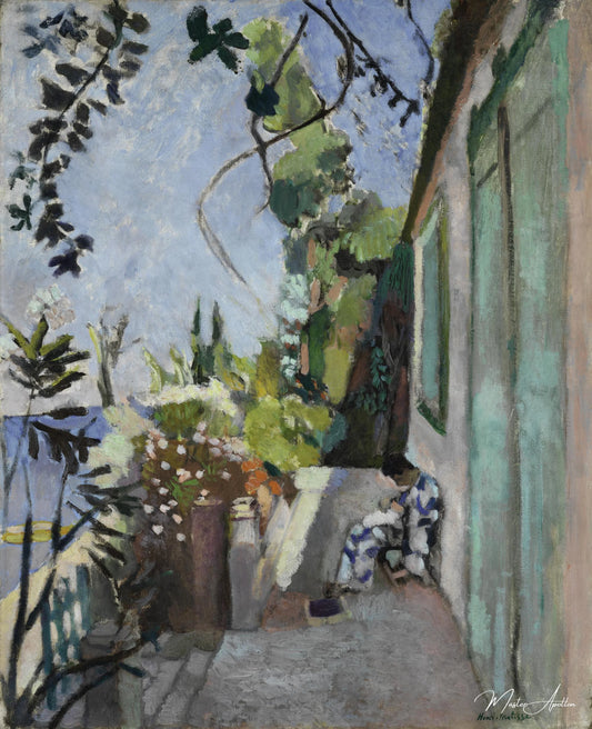 La Terrasse Saint Tropez - Matisse - Reproductions de tableaux et peintures haut de gamme