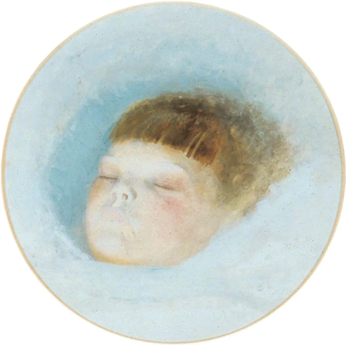 La tête de Gertrude Grimshaw - John Atkinson Grimshaw image 1 reproduction réalisée par Alpha Reproduction