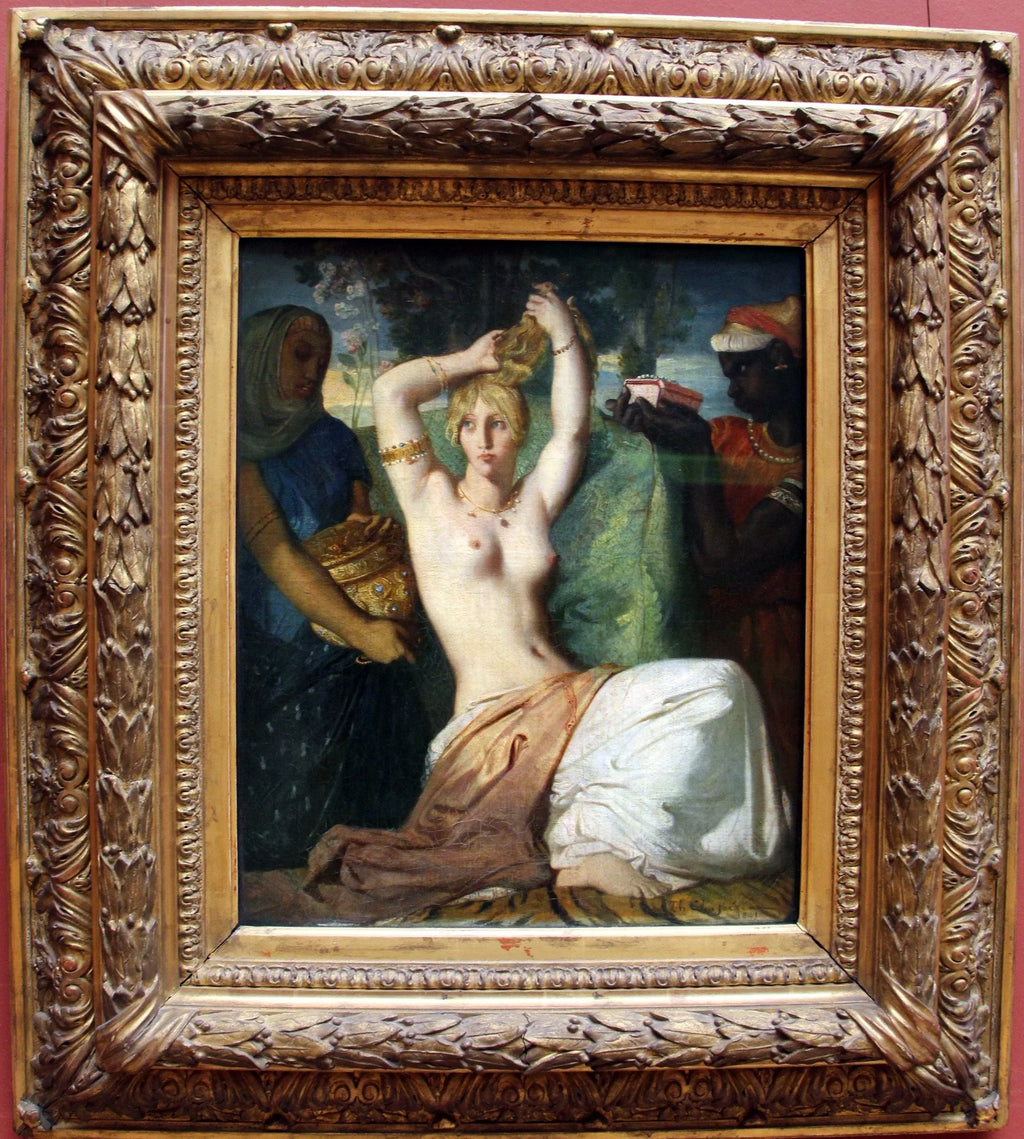 La Toilette d'Esther - Théodore Chassériau image 2 copie peinte à la main à l’huile