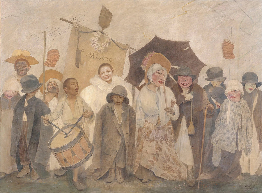 La Vachalcade - Fernand Pelez image 1 reproduction artisanale de tableau