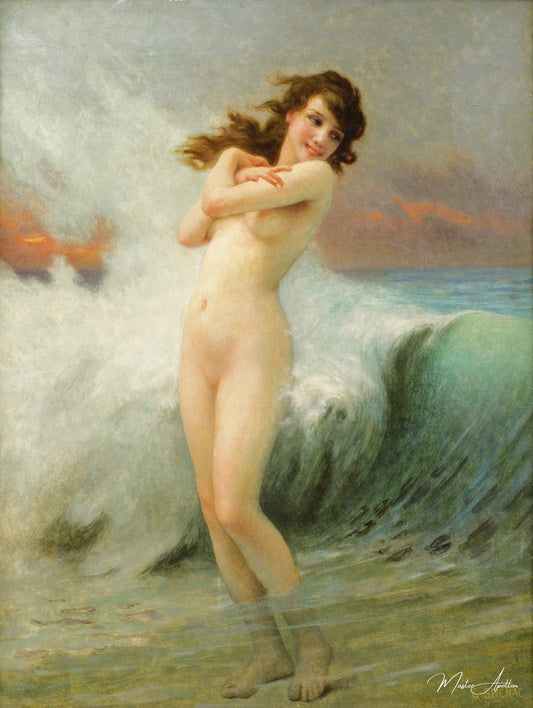 La Vague de Guillaume Seignac - Reproductions de tableaux et peintures haut de gamme