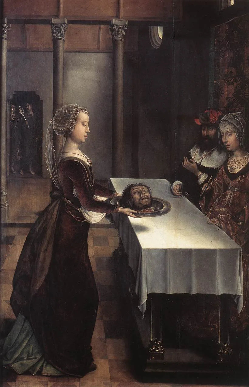La vengeance d'Hérodiade - Juan de Flandes image 1 tableau peint à l’huile sur toile