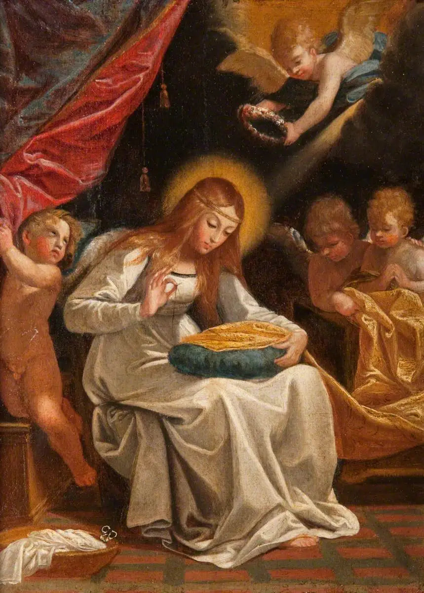 La Vierge à Coudre - Guido Reni - Alpha Reproduction