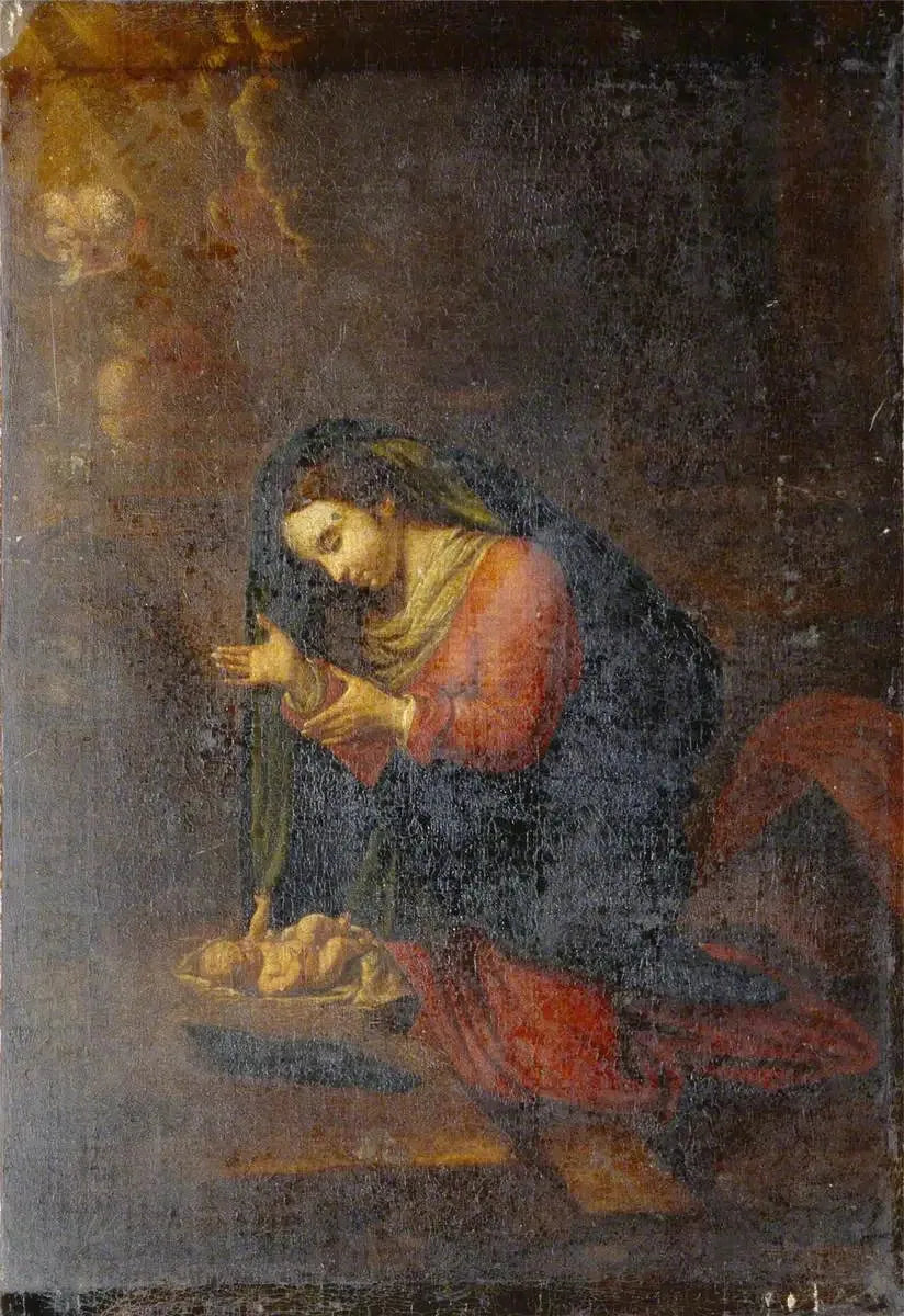 La Vierge à l'Enfant - Antonio da Correggio image 1 reproduction artisanale de tableau
