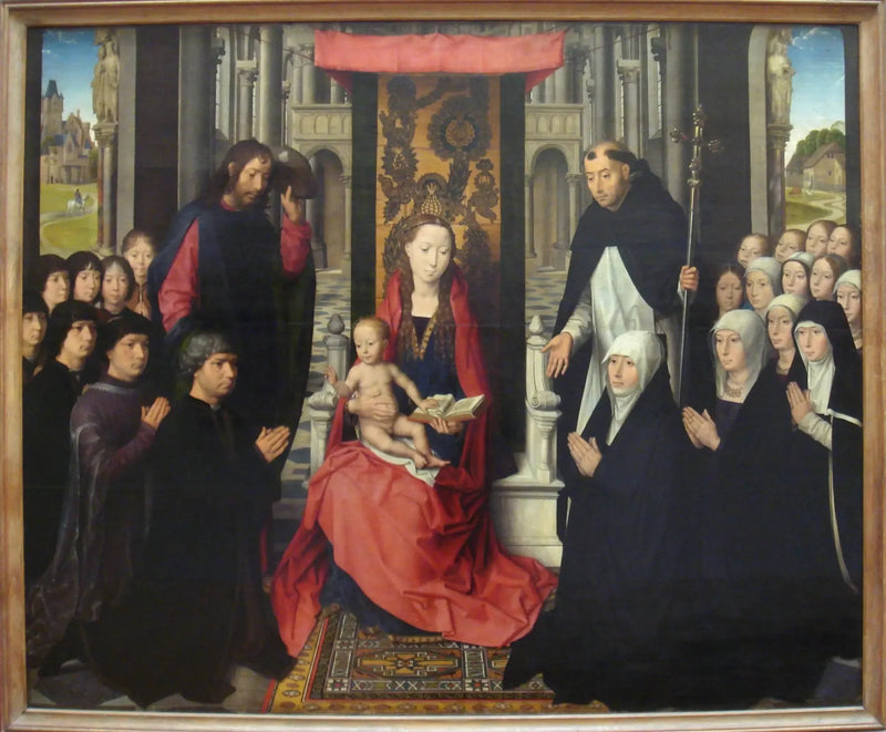 מרים עם הילד בין סנט ג'ייקוב לסנט דומיניק - הנס מרלינג