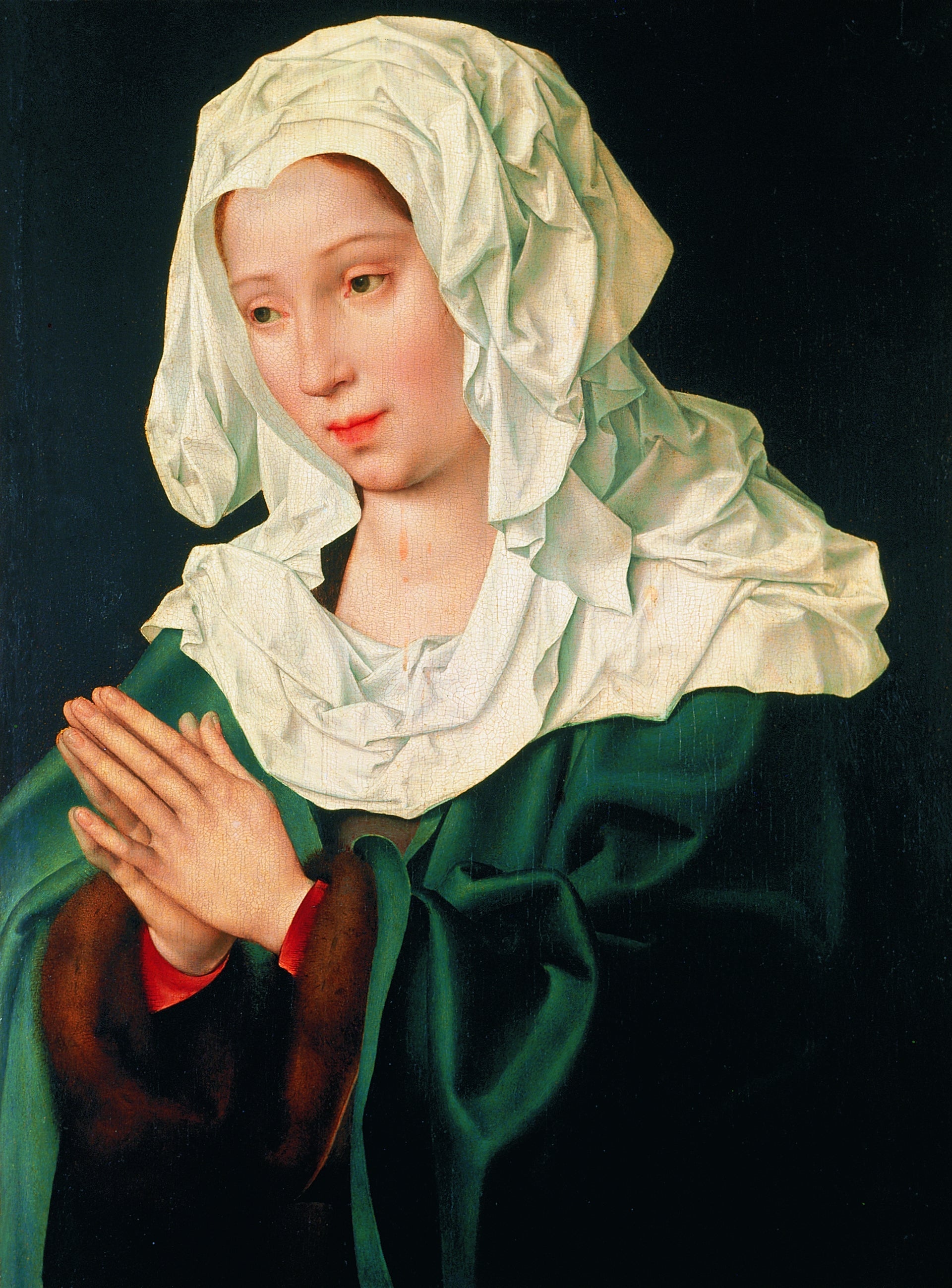 La Vierge Marie en prière - Joos van Cleve - Alpha Reproduction