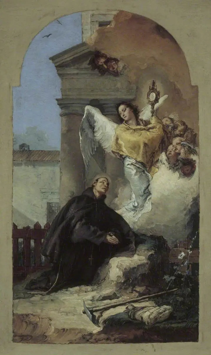 חזון הה eucharistie של סנט פסקל ביילון - ג'ובאני בטיסטה טיאפולו