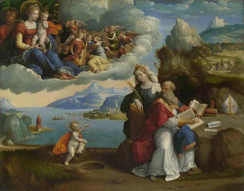 La vision de saint Augustin - Benvenuto Tisi