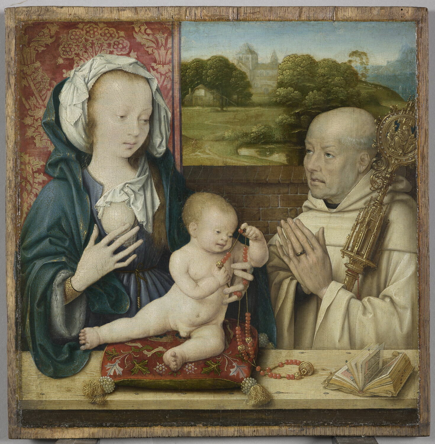 La Vision de saint Bernard - Joos van Cleve - Alpha Reproduction