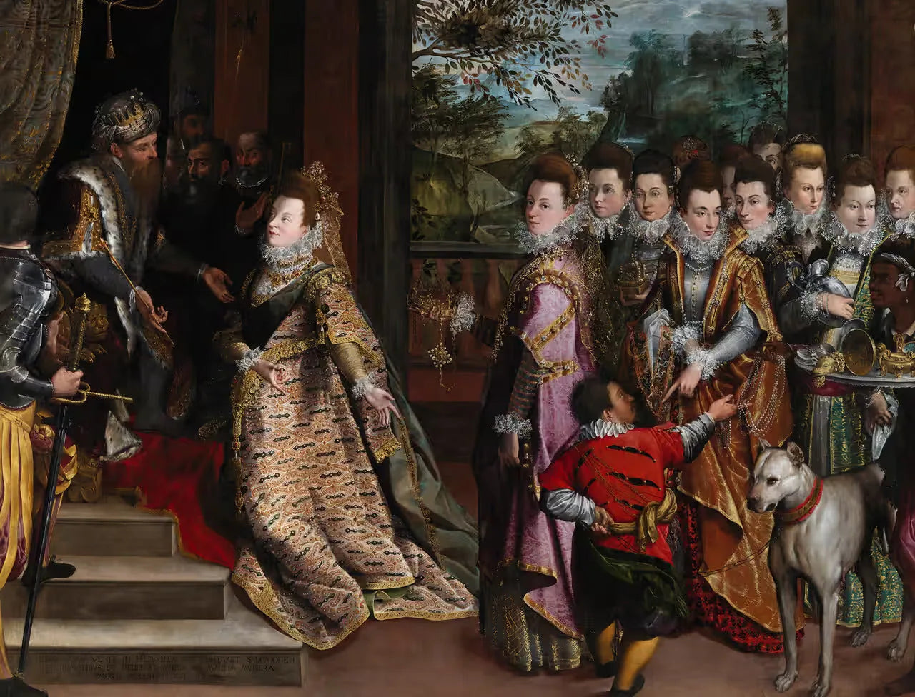 La Visite de la reine de Saba à Salomon - Lavinia Fontana image 1 reproduction réalisée par Alpha Reproduction