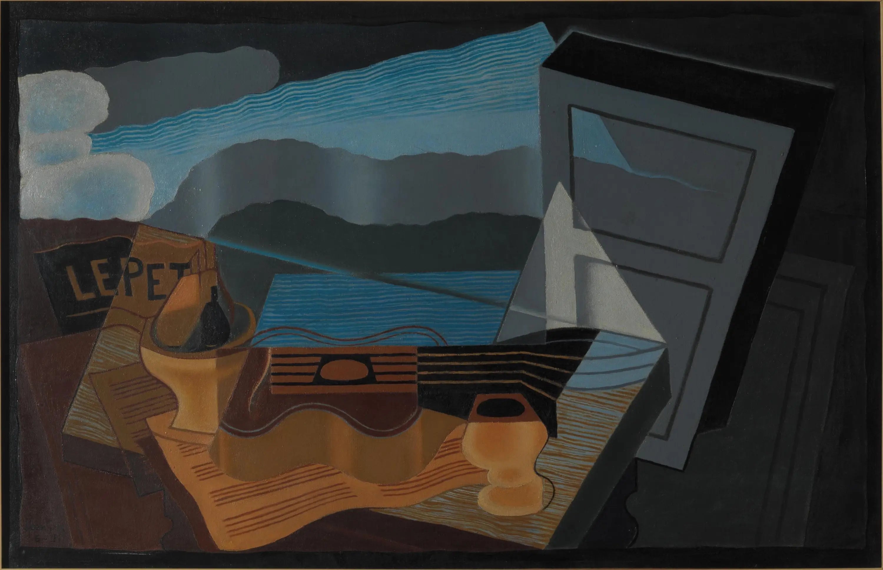 La Vue sur la baie - Juan Gris - Alpha Reproduction