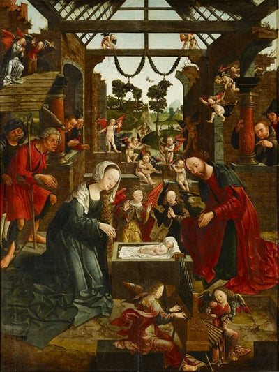 L’Adoration des bergers - Jacob Cornelisz van Oostsanen - Alpha Reproduction