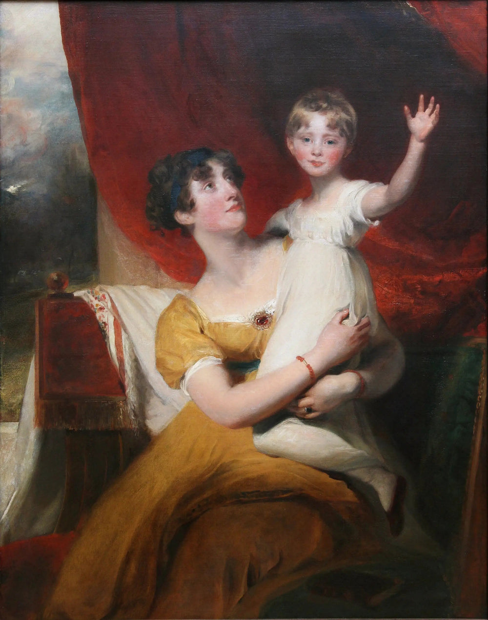 Lady Orde avec sa fille Anne - Thomas Lawrence image 1 tableau peint à l’huile sur toile