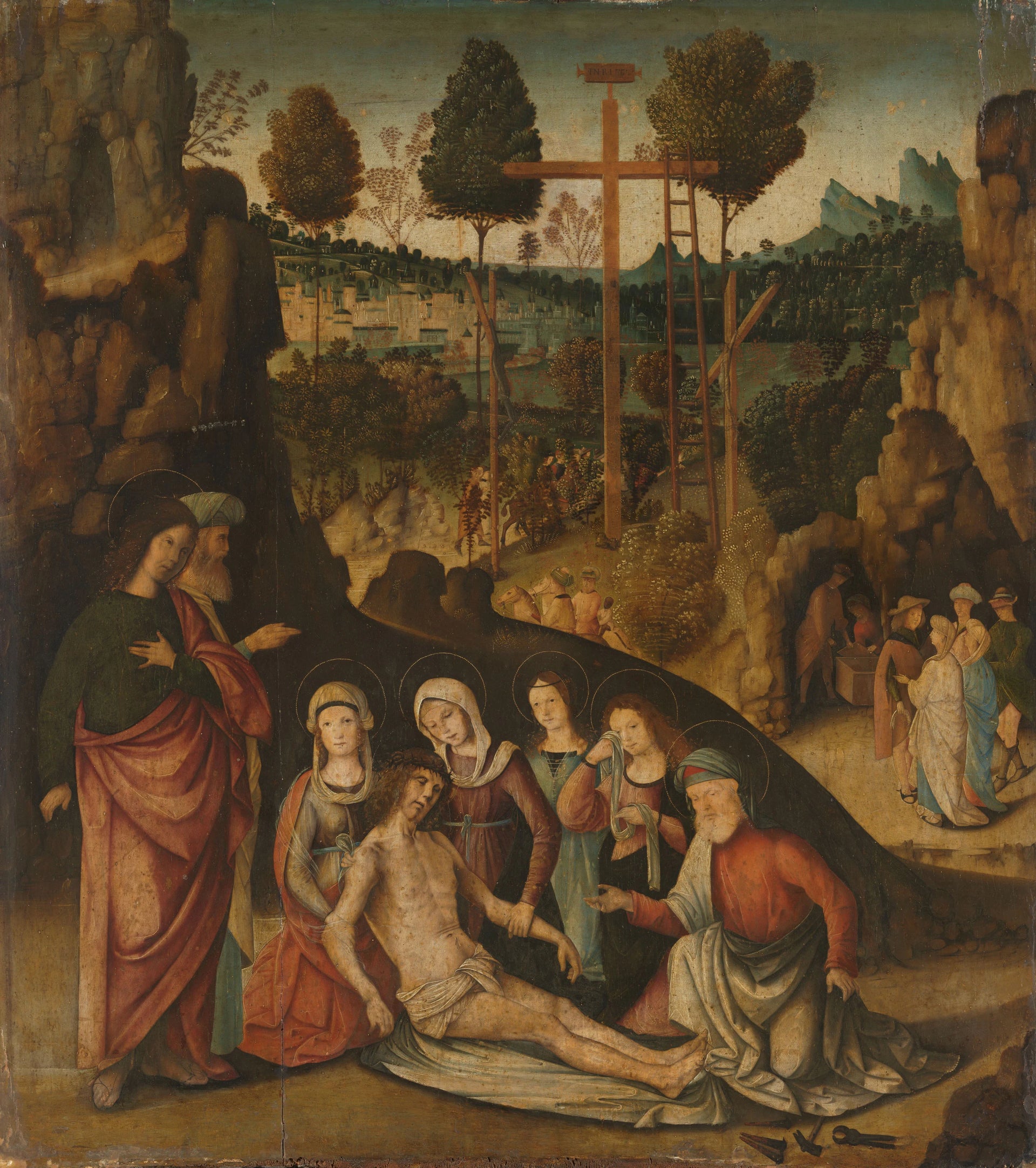 La lamentation du Christ - Bernardino Zaganelli