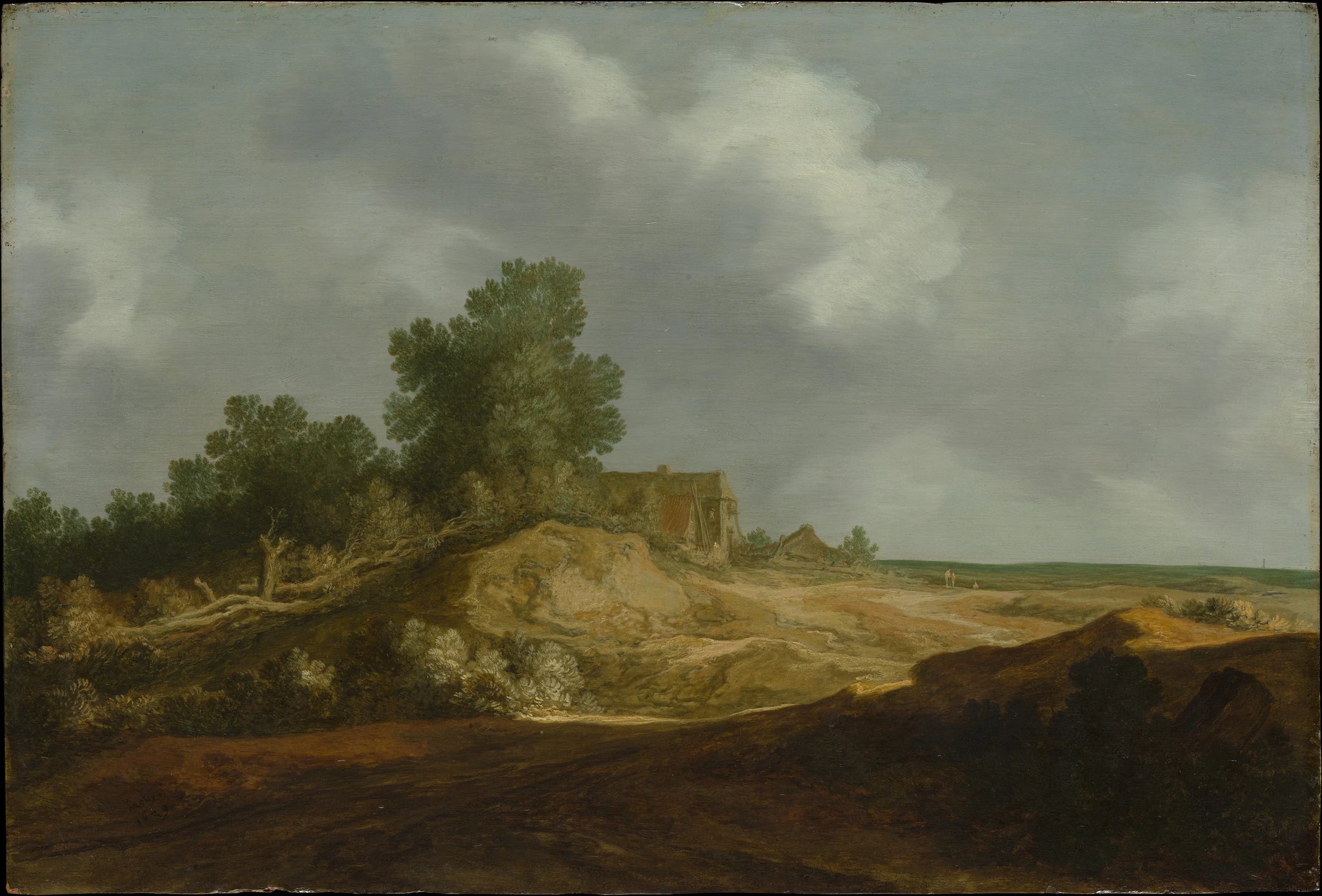 Landscape with a Cottage - Pieter de Molijn