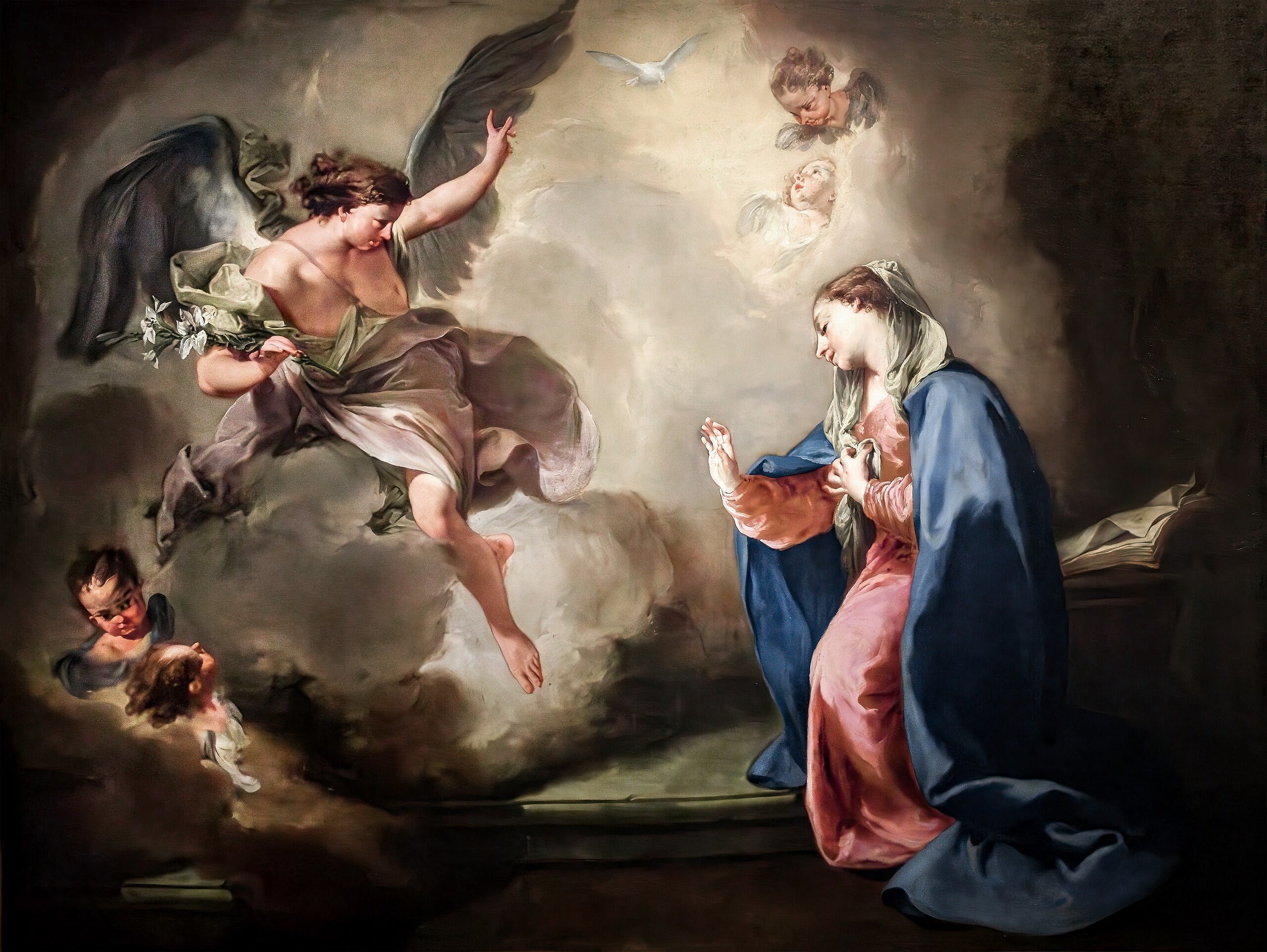 L’Annonciation - Giovanni Battista Pittoni - Alpha Reproduction