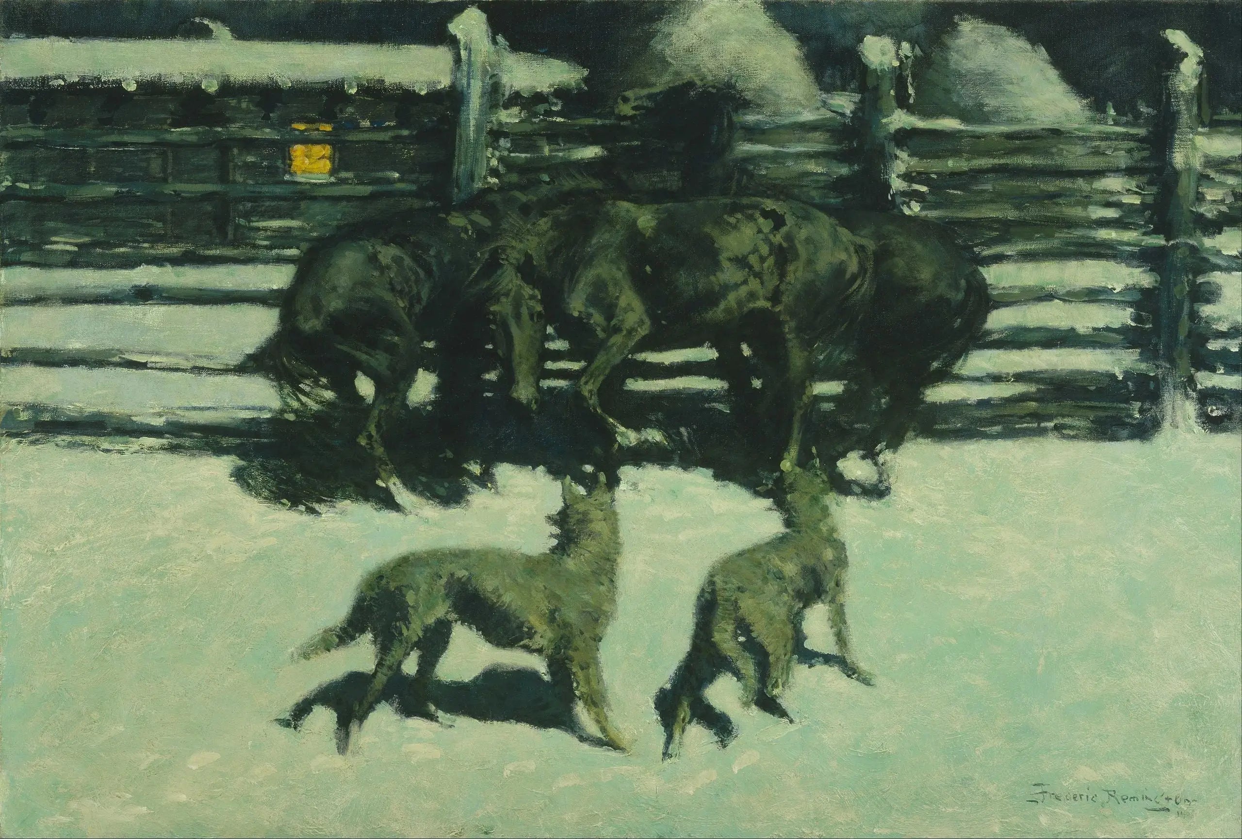L’appel à l’aide - Frederic Remington - Alpha Reproduction