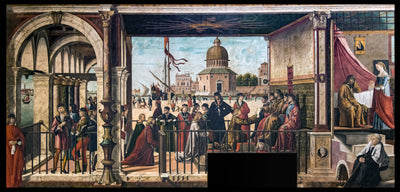 L’Arrivée des ambassadeurs anglais à la cour du roi de Bretagne - Vittore Carpaccio - Alpha Reproduction