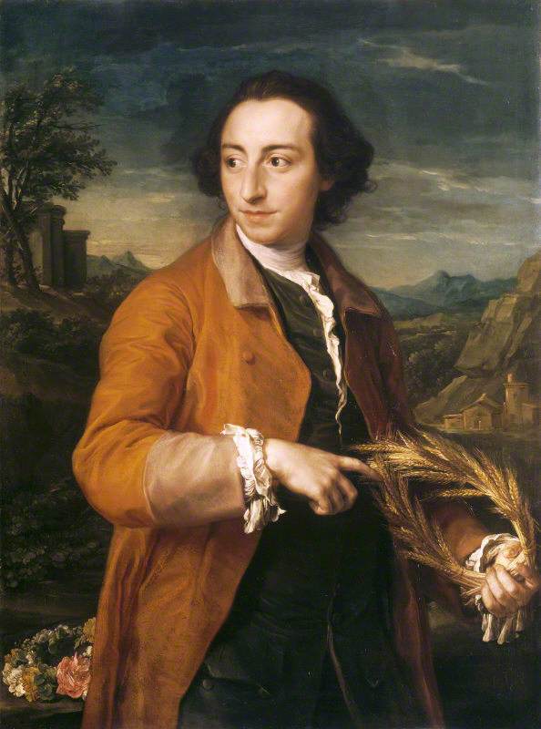 לסלס ריימונד אירומונגר (1718/19–1793) עם הכתרים של תירס וורדים - פומפו בטוני