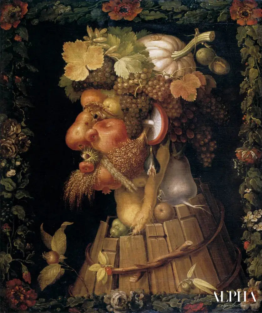 L'Automne - Arcimboldo - Reproductions de tableaux et peintures haut de gamme