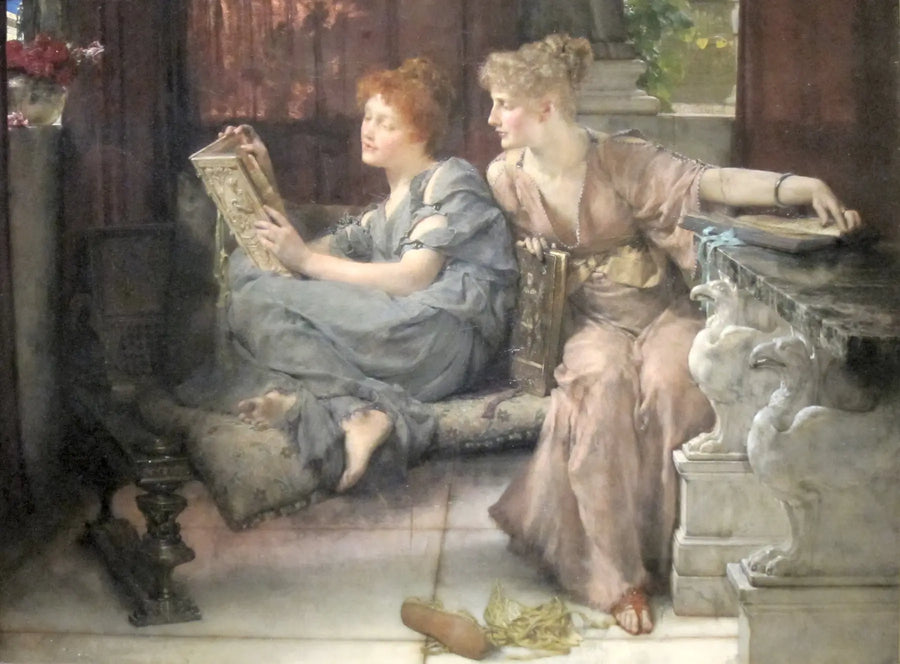 Comparaison, peinture de Lawrence Alma-Tadema