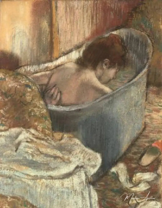 Le Bain - Edgar Degas - Reproductions de tableaux et peintures haut de gamme