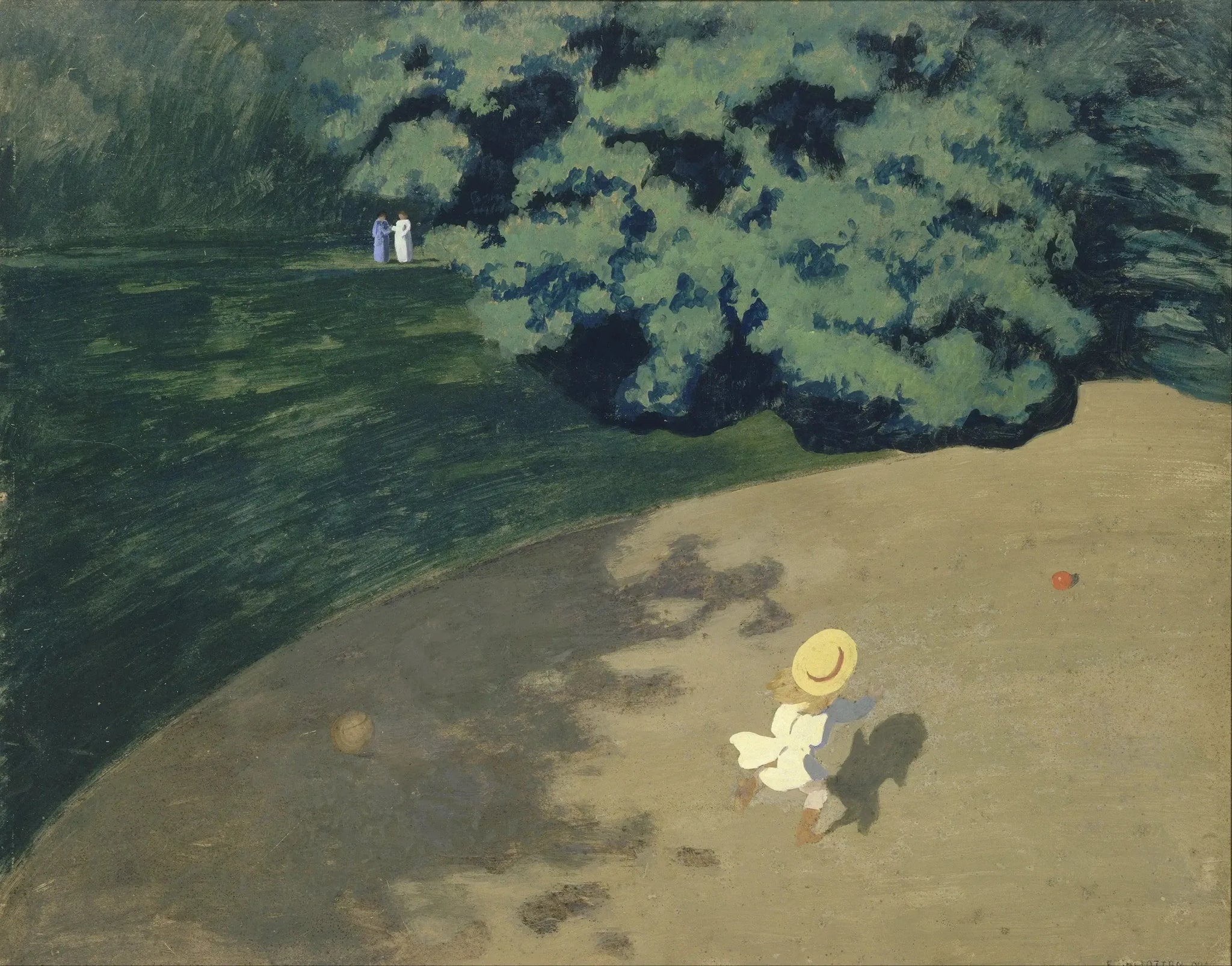 Le Ballon - Félix Vallotton image 1 copie de tableau peinte à la main