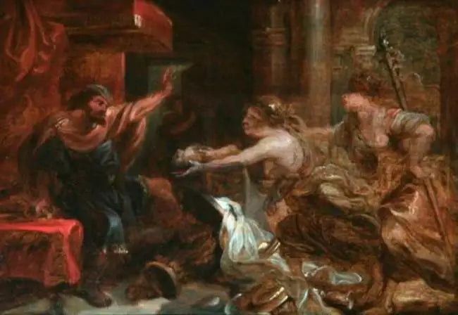 ארוחת הערב של תיריאה (אודיס, מטמורפוזות, VI, 647-674), לאחר 1636 - פיטר פול רובנס