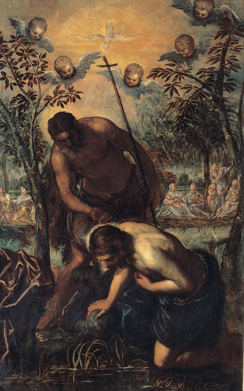 טבילה של ישוע המשיח - ג'קומו טינטורטו