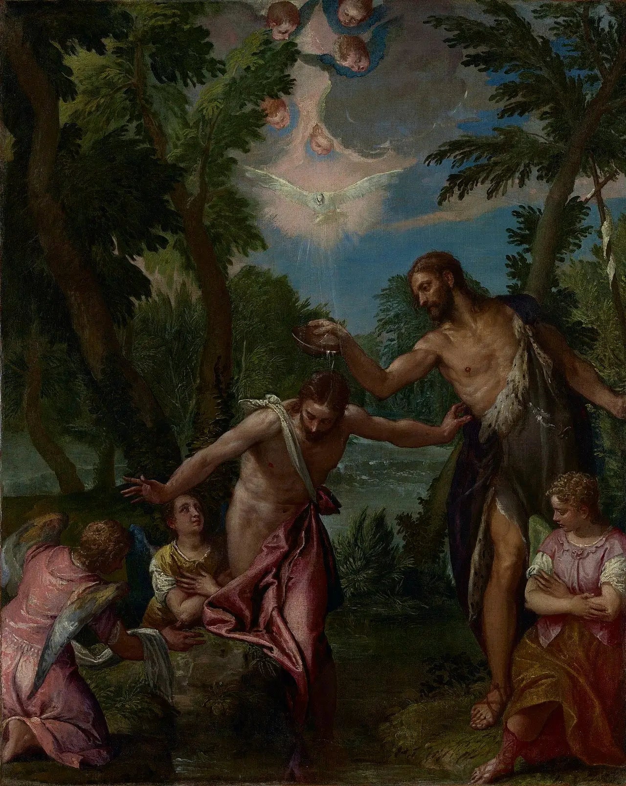 Le Baptême du Christ - Paul Véronèse - Alpha Reproduction