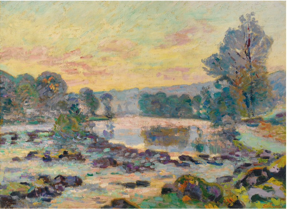 Le barrage de Génétin Crozant - Armand Guillaumin - Alpha Reproduction