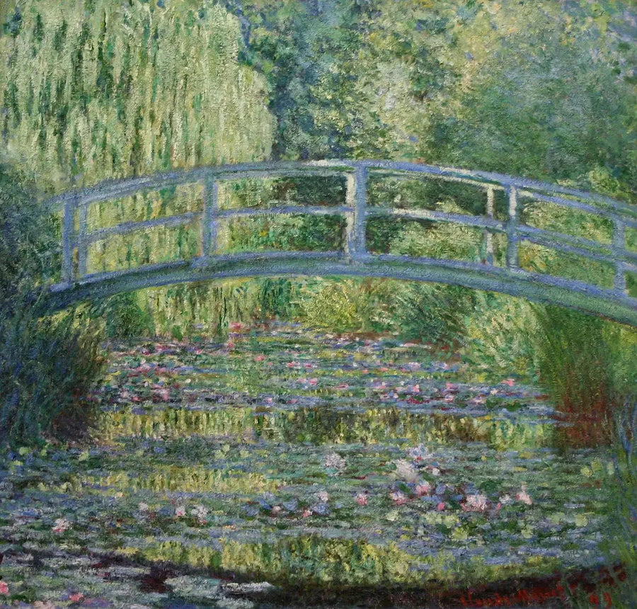 הבריכה עם נימפאות, הרמוניה ירוקה - Claude Monet