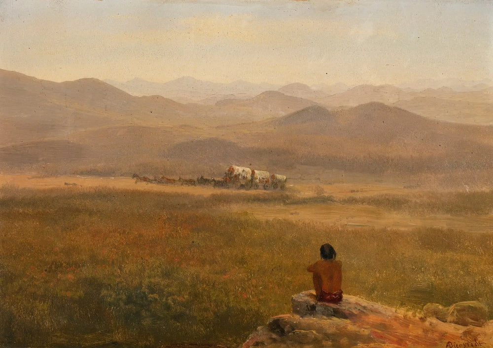 Le belvédère - Albert Bierstadt - Alpha Reproduction