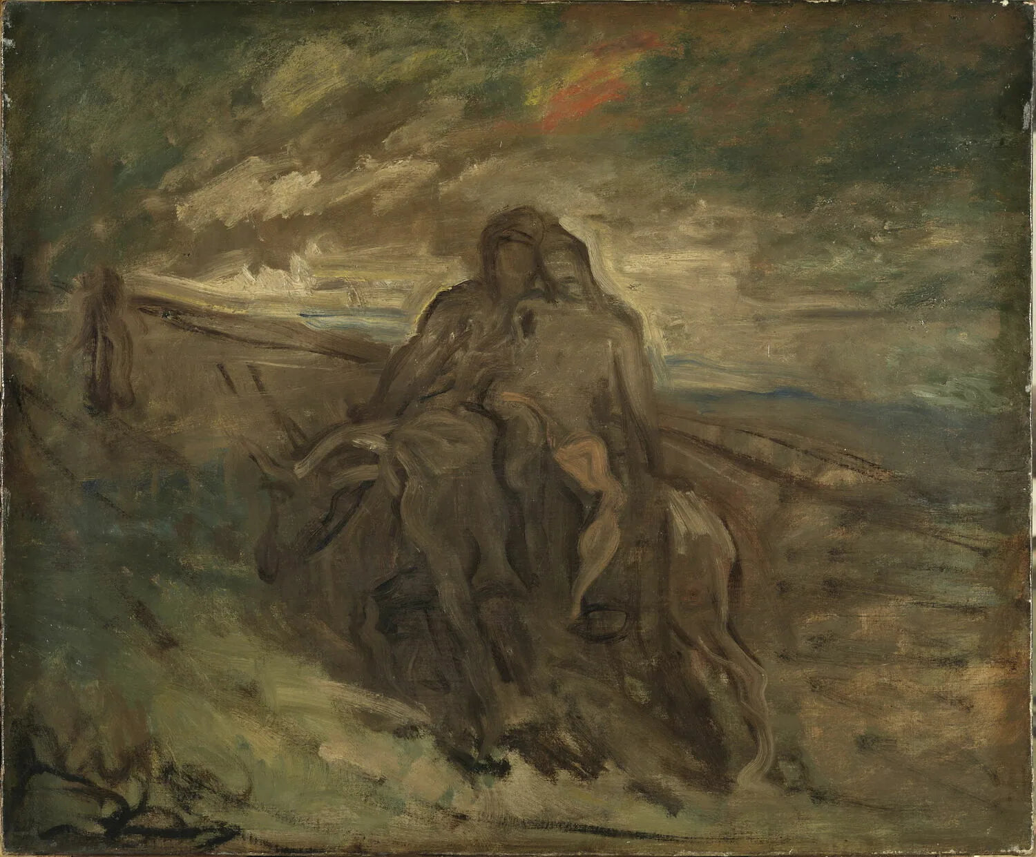 Le Bon Samaritain - Théodore Chassériau image 1 copie peinte à la main à l’huile