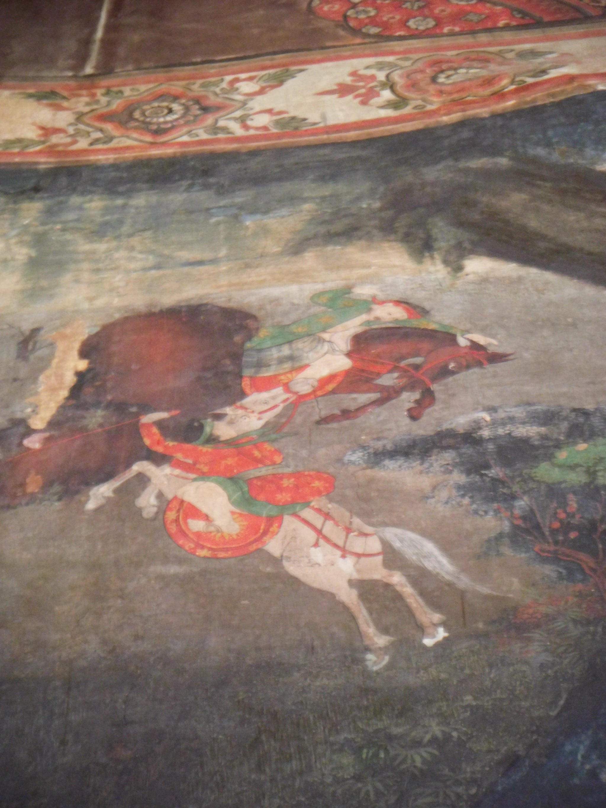 Le Bouddha et les fidèles à Wat Suwannaram, Ateliers de Wat Suwannaram, XIXe siècle