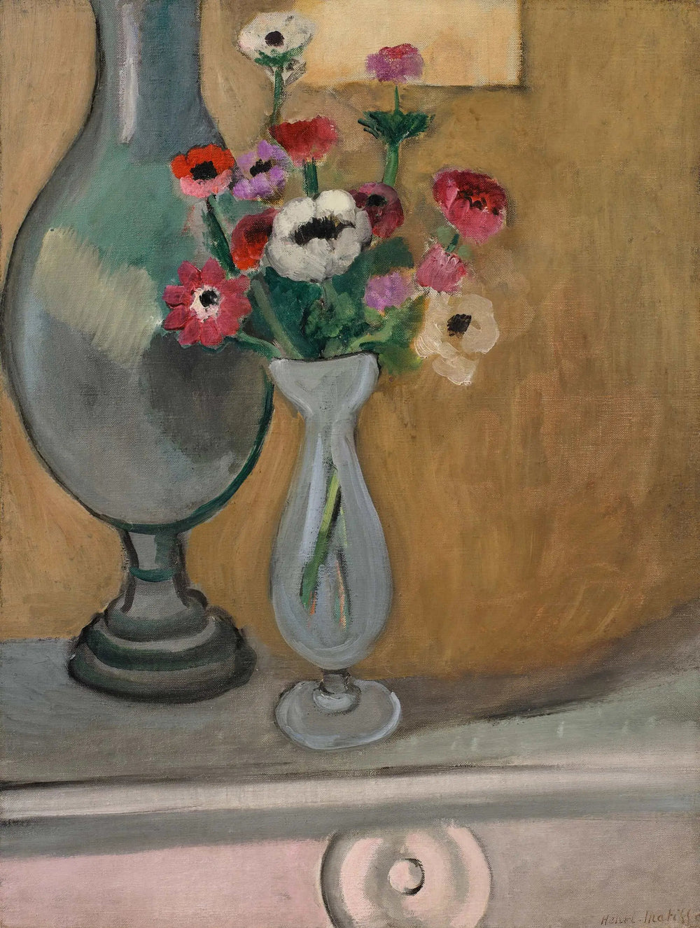Le Bouquet d'anémones - Henri Matisse image 1 reproduction artisanale de tableau