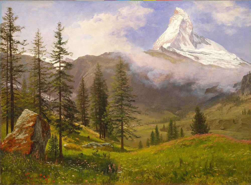Le Cervin - Albert Bierstadt - Alpha Reproduction