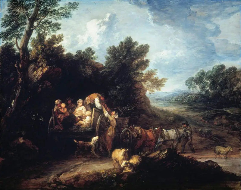 עגלת הקציר, 1784 - תומאס גיינסבורו