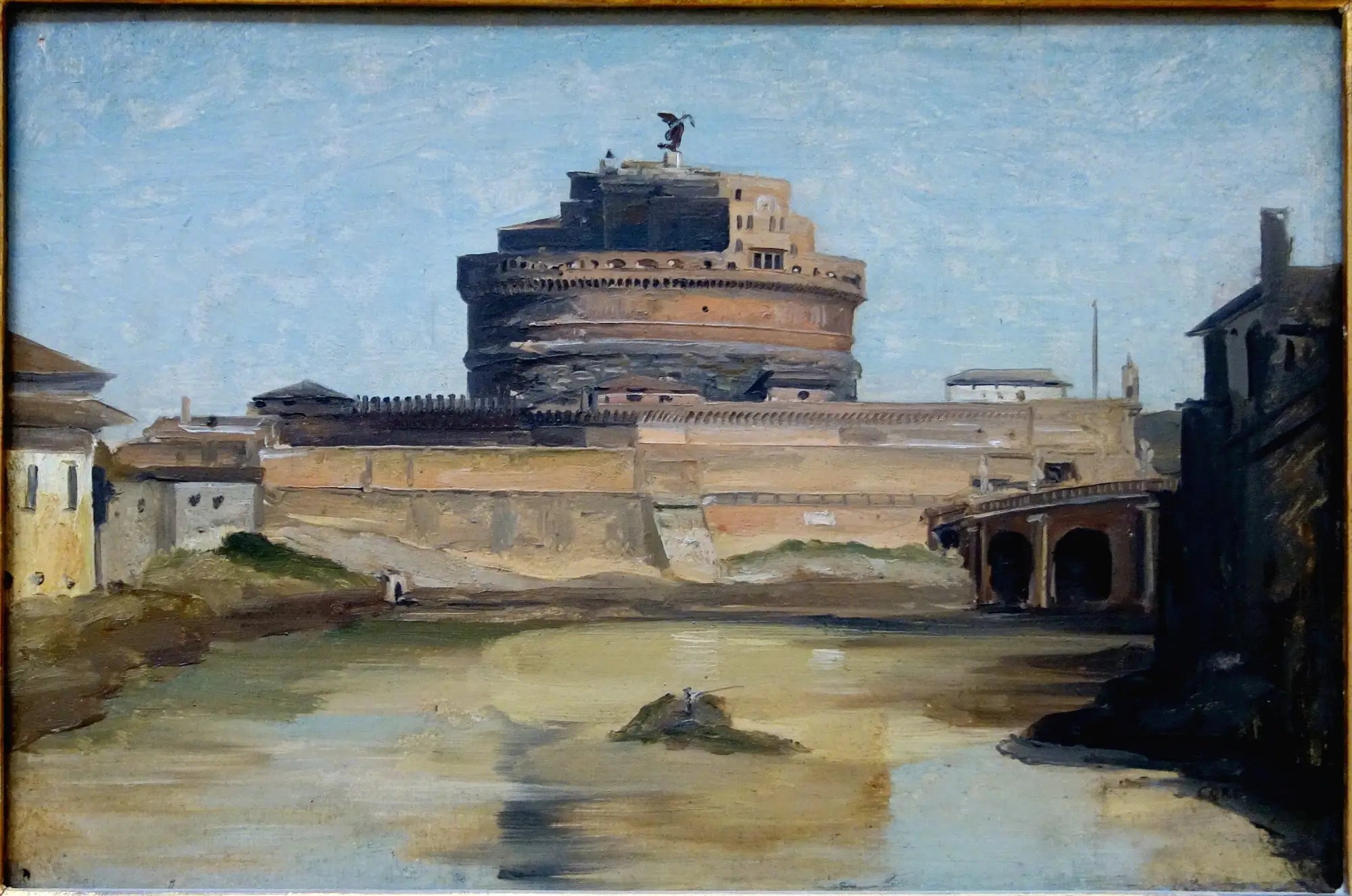 Le château Saint-Ange - Jean-Baptiste Camille Corot - Alpha Reproduction