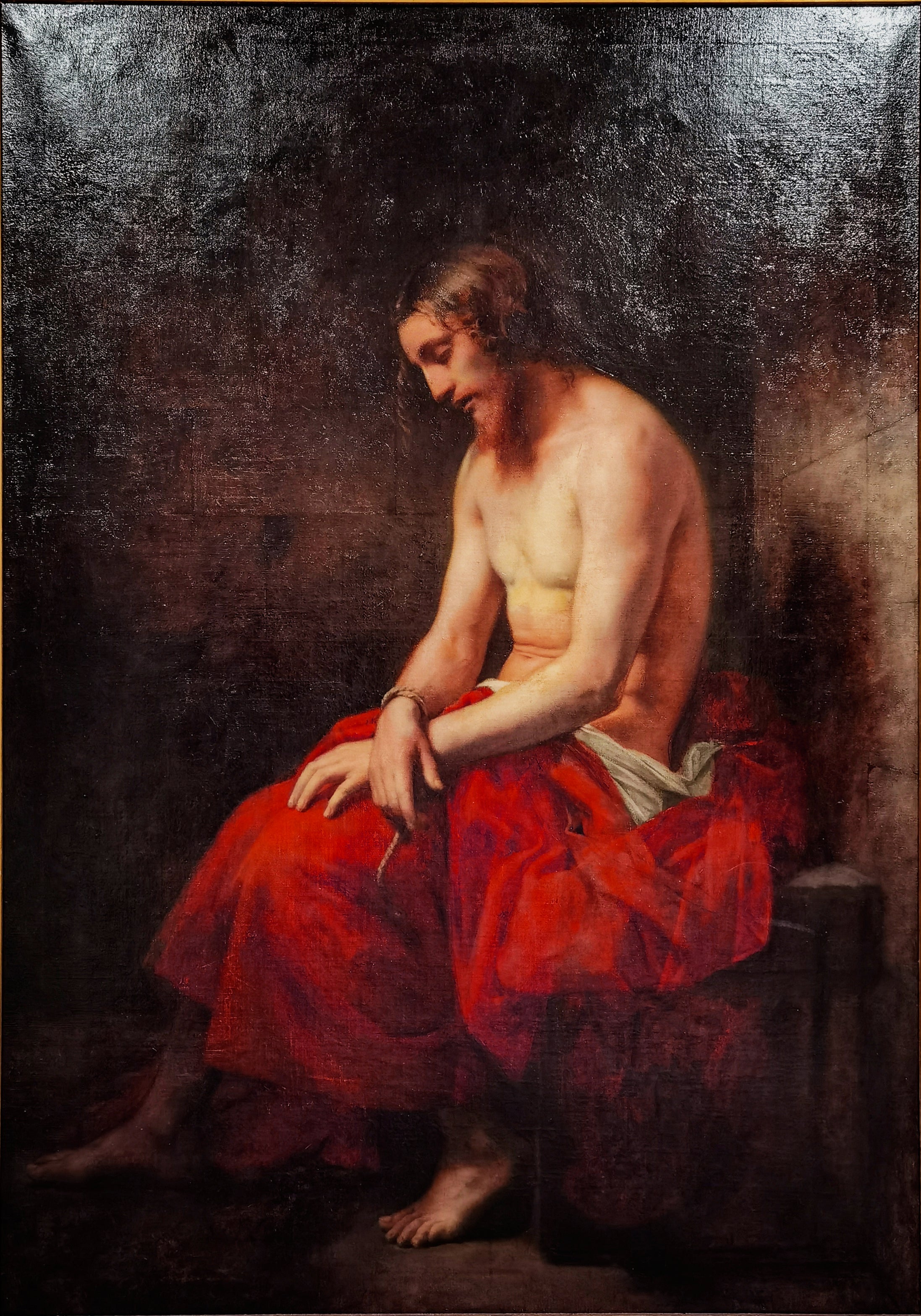 Le Christ en prison - Jean-Jacques Henner image 1 copie peinte à la main à l’huile