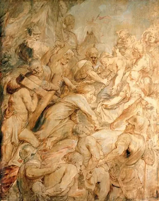 ישוע המשיח נושא את הצלב, 1634-1637 - פיטר פול רובנס