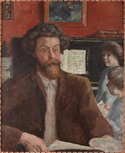 המלחין קלוד טֶרָס וּשְׁנֵי בָּנָיו - פייר בונאר