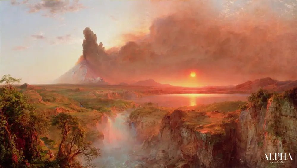 Le Cotopaxi - Frederic Edwin Church - Reproductions de tableaux et peintures haut de gamme