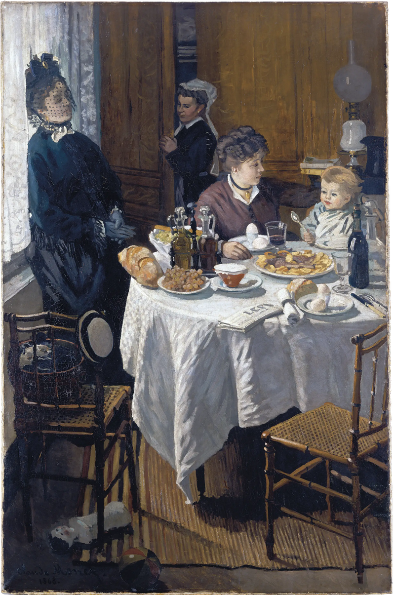 הארוחה - Claude Monet