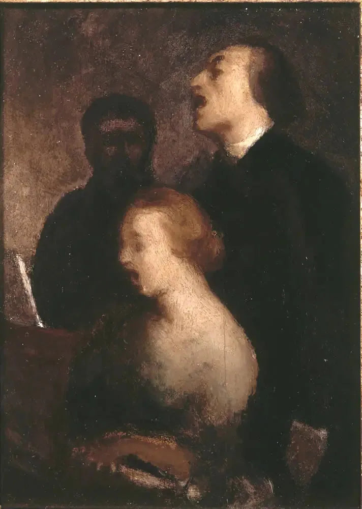 Le Duo - Honoré Daumier image 1 tableau peint à l’huile sur toile